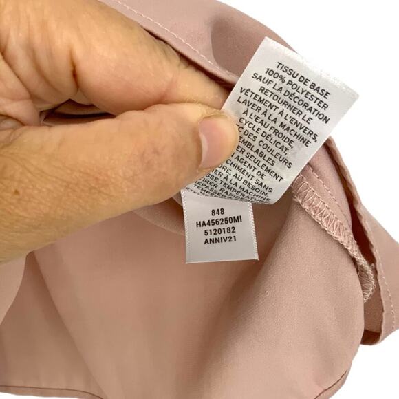 Halogen Lace Trim Racerback Cami Pink Size Small NWOT $39 MSRP - Picture 7 of 8